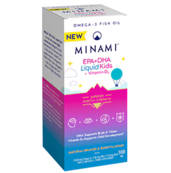 MINAMI DHA+EPA LIQUID KIDS + VITAMIN D3 1+
