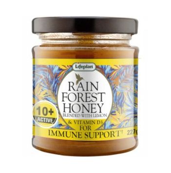 Rainforest Honey Active 10+ With Lemon and D3 227g