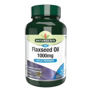 Natures Aid Flaxseed Oil 1000mg