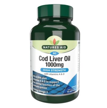 Natures Aid Cod Liver Oil 1000mg