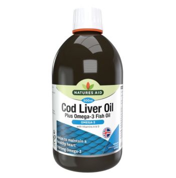 Natures Aid Cod Liver Oil Liquid