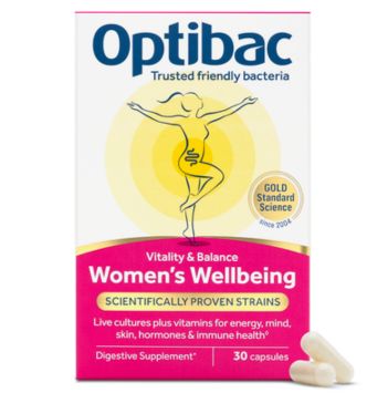 OptiBac Probiotics For Women's Wellbeing, Pack of 30 Capsules