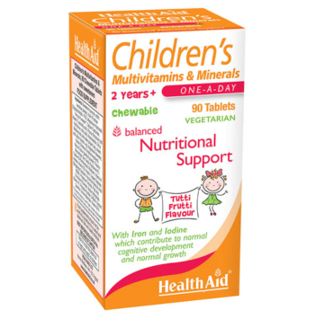 Children's MultiVitamin & Minerals - Chewable (Tutti-fruity Flavour) Tablets