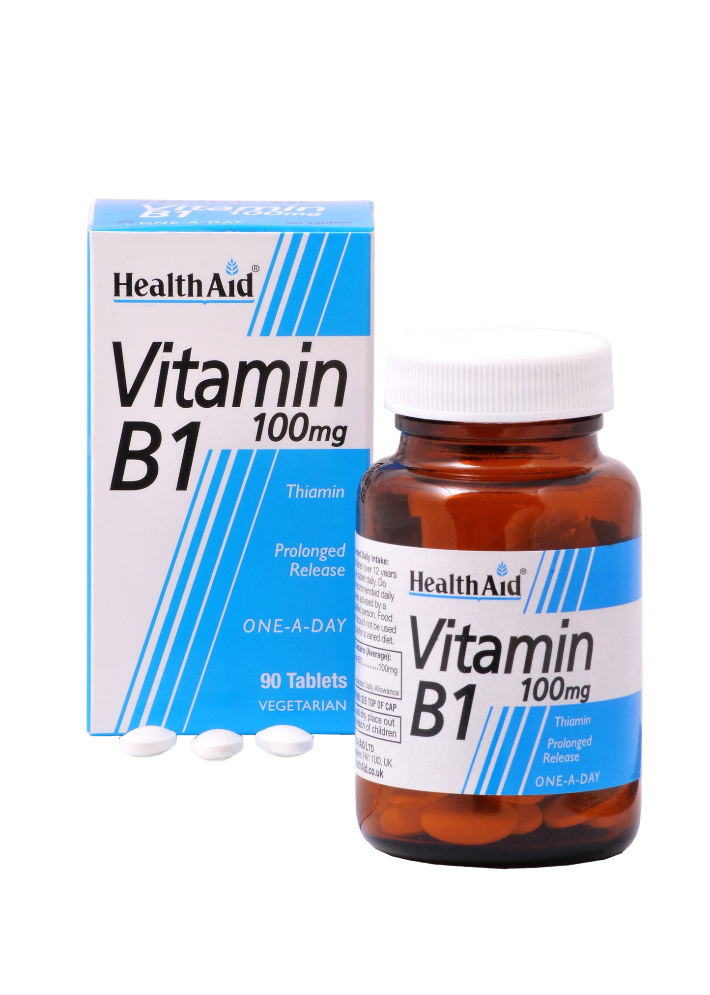 Vitamin B1 (Thiamin) 100mg - Prolonged Release (vegan)