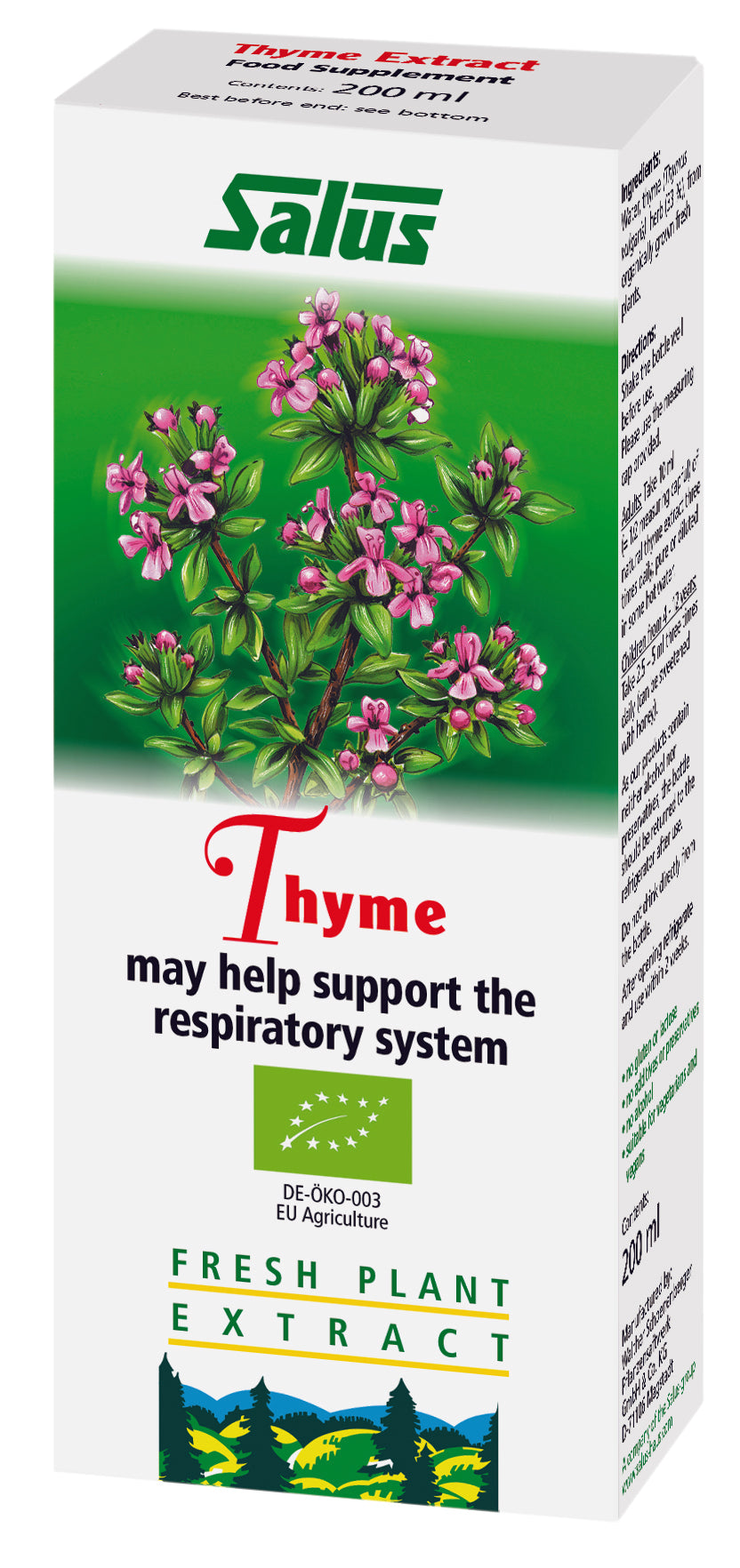 Salus Thyme Fresh Plant Juice - 200ml