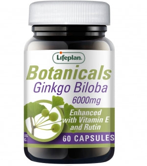 Ginkgo Biloba Extract 6000mg x 60 Tablets