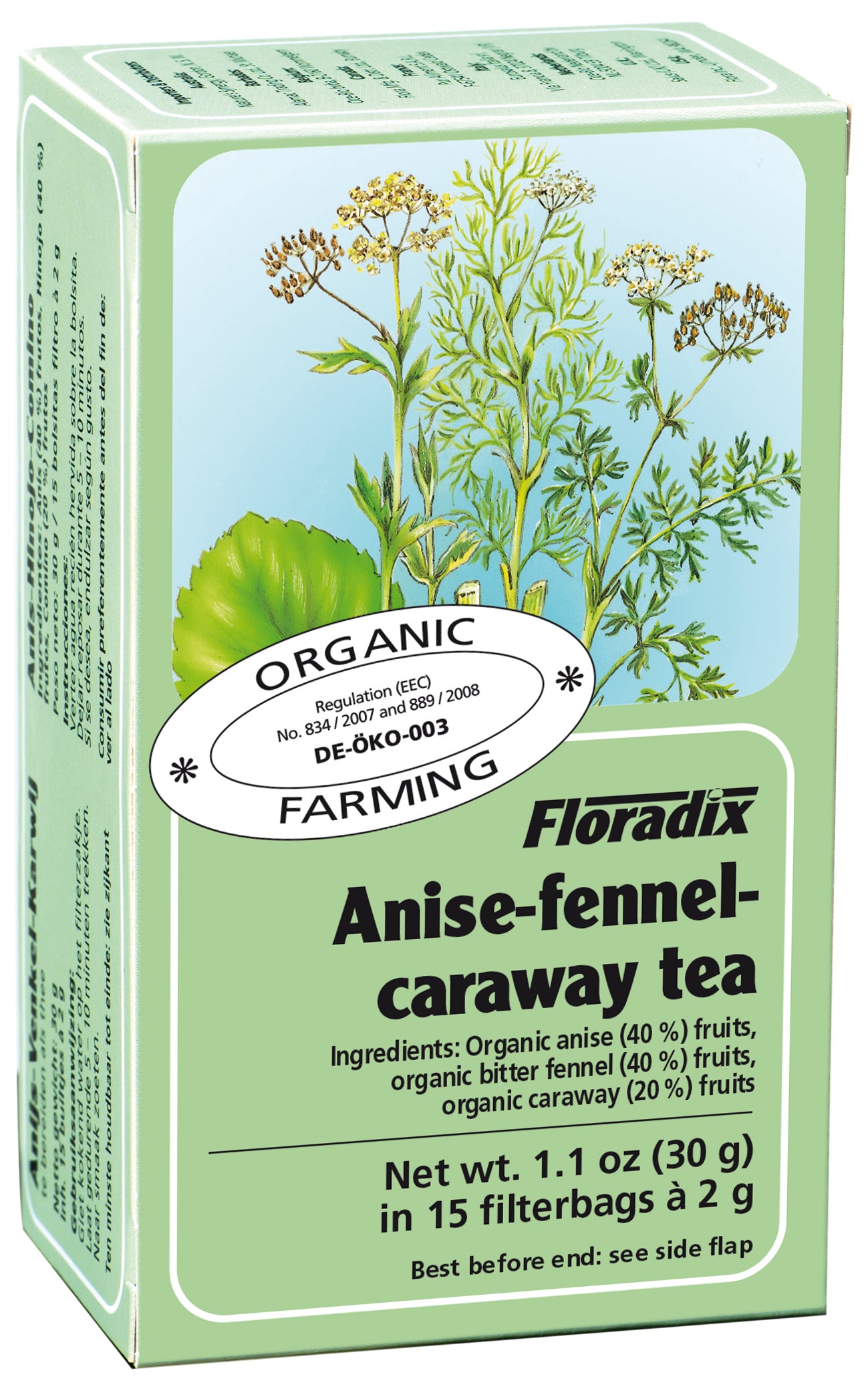 Salus Organic Anise/Fennel/Caraway Herbal Tea