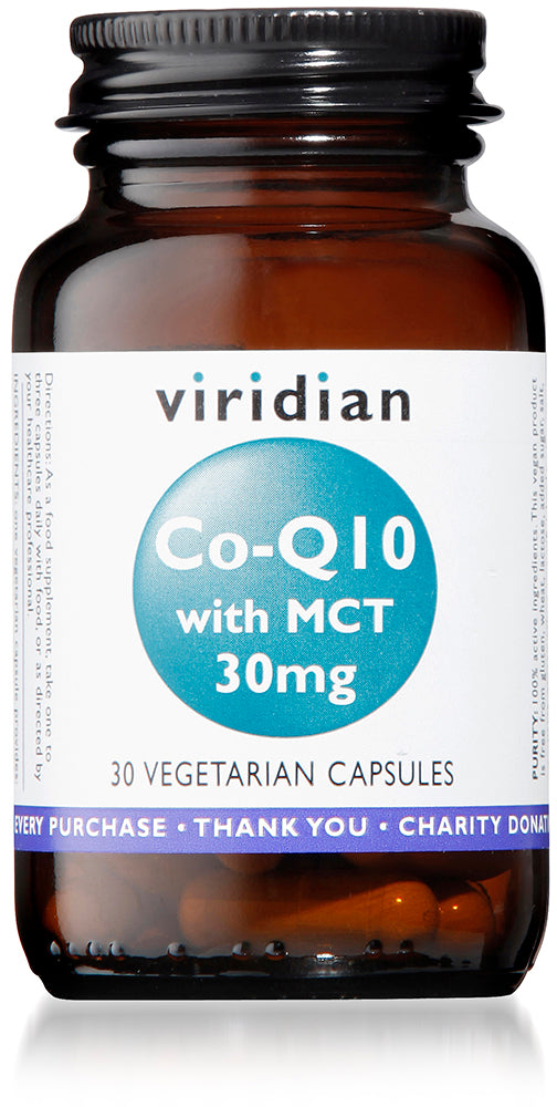 Co-enzyme Q10 30mg with MCT Veg Caps 30