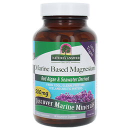 Nature`s Answer Marine Based Magnesium - 90 x 500mg Vegicaps
