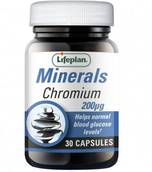 Chromium 200mcg x 30 Capsules