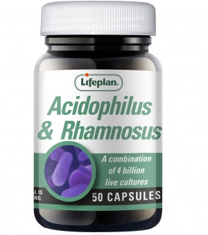Acidophilus & Rhamnosus Supplements x 50 Capsules