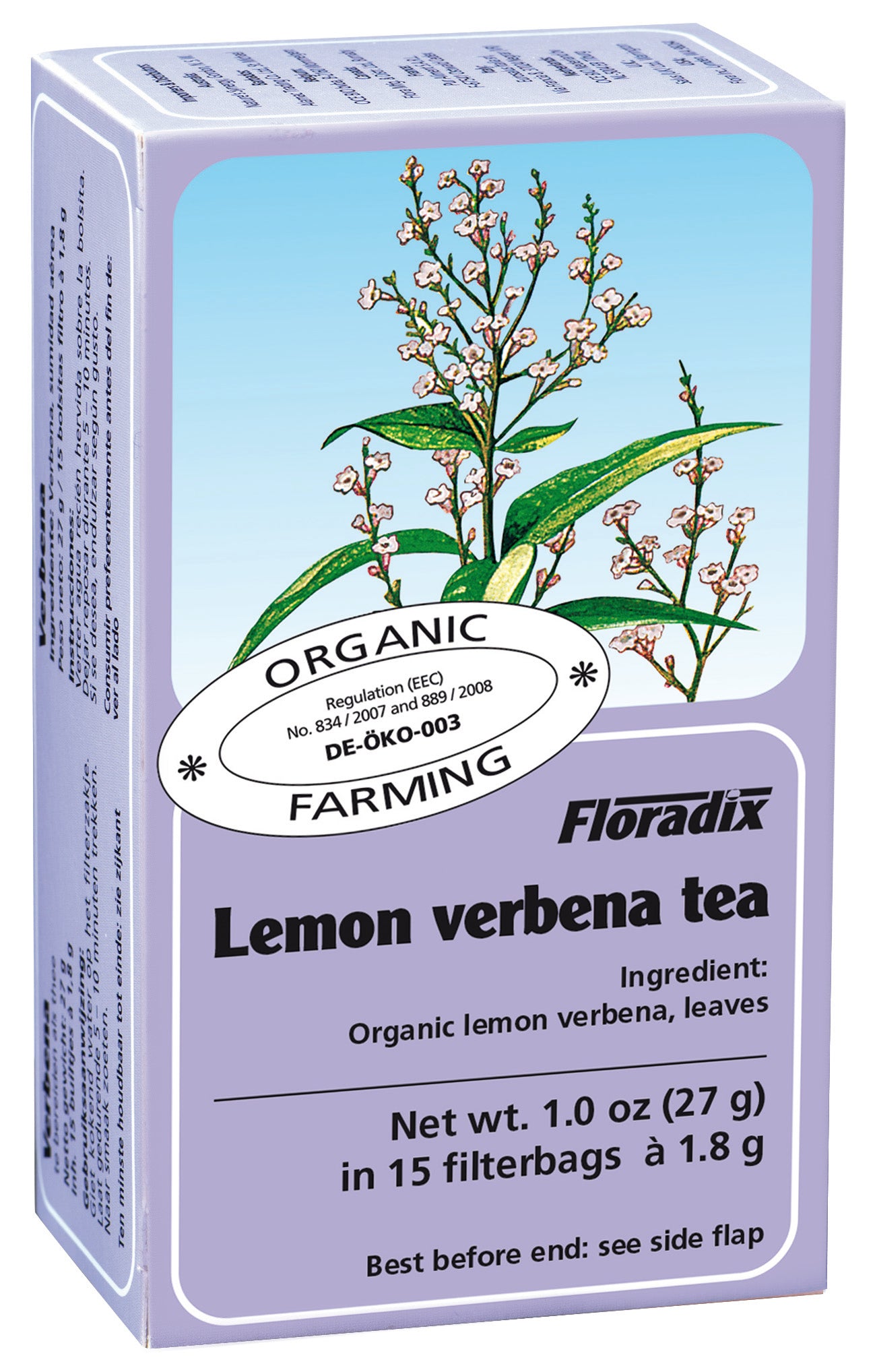 Salus Organic Lemon Verbena Herbal Tea Bags