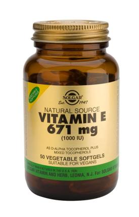 Vitamin E 671 mg(1000 IU) Vegetable Softgels