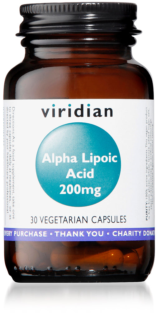 Alpha Lipoic Acid 200mg Veg Caps 30