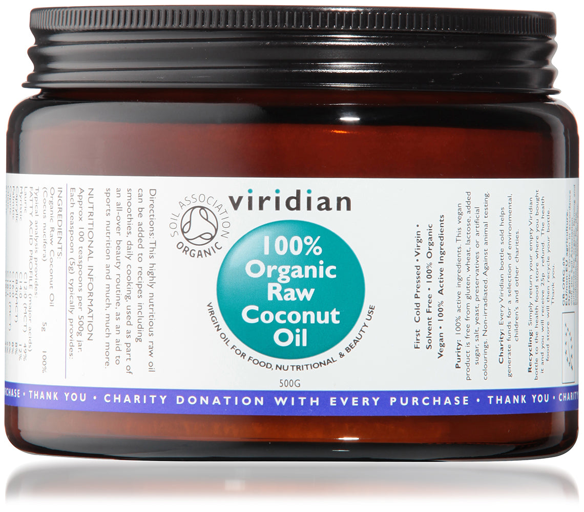100% Organic Raw Coconut Oil