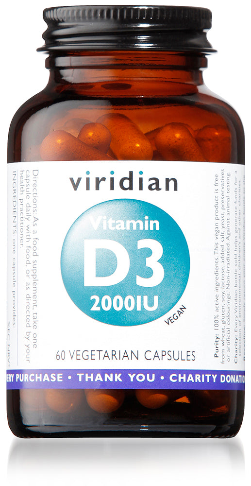 Vitamin D3 (Vegan) 2000iu Veg Caps 60