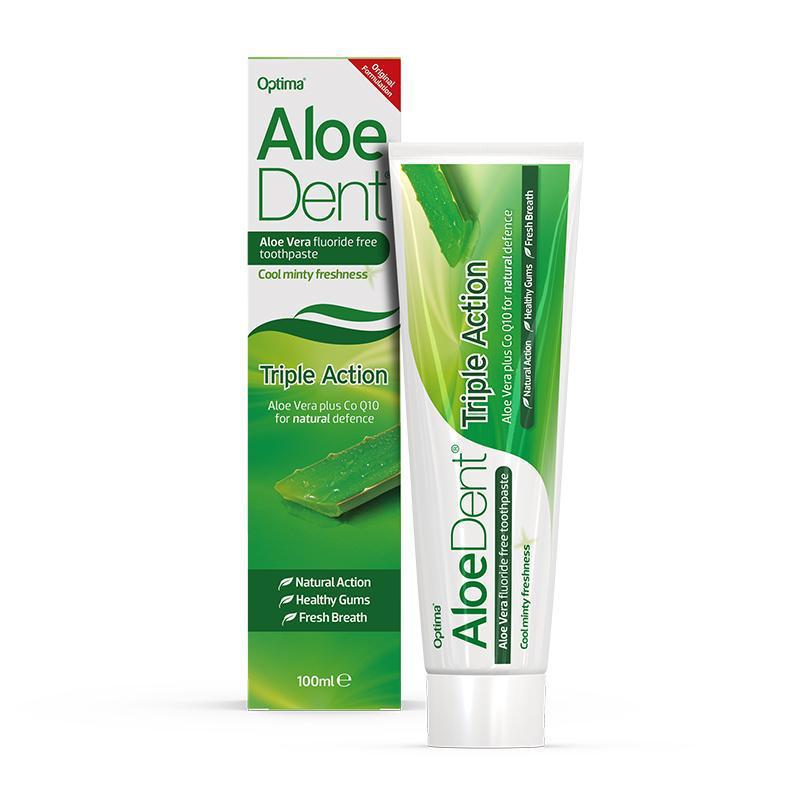 AloeDent® Triple Action Fluoride Free toothpaste 100mlOTHPASTE - 100ML