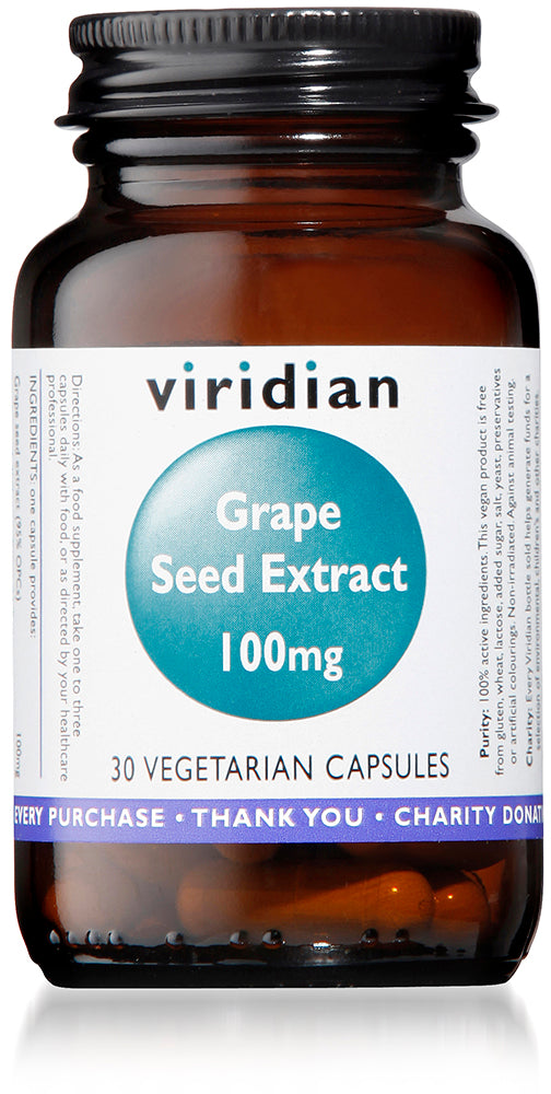 Grape Seed Extract 100mg Veg Caps 30
