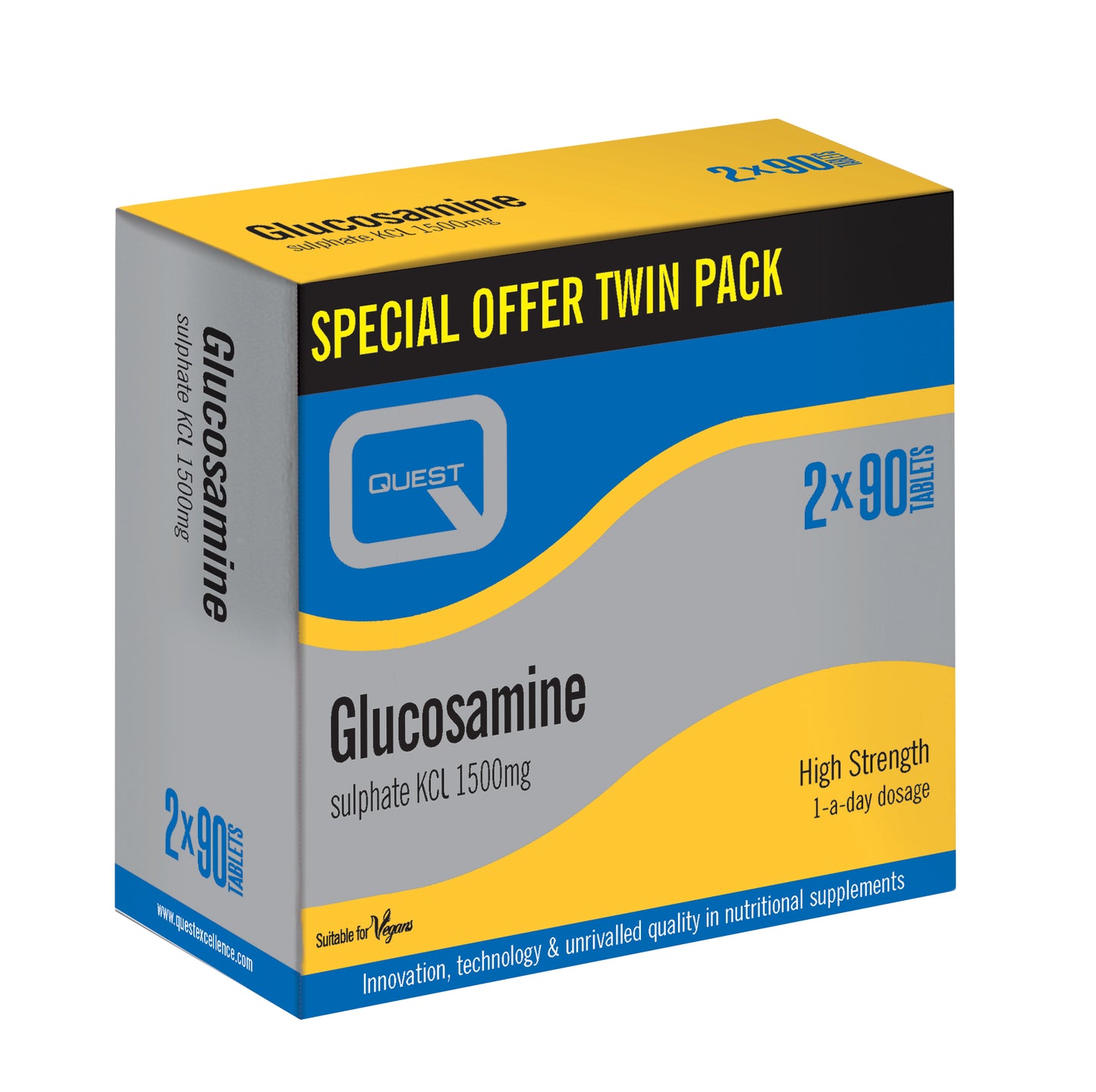 Quest Glucosamine Sulphate KCI 1500mg