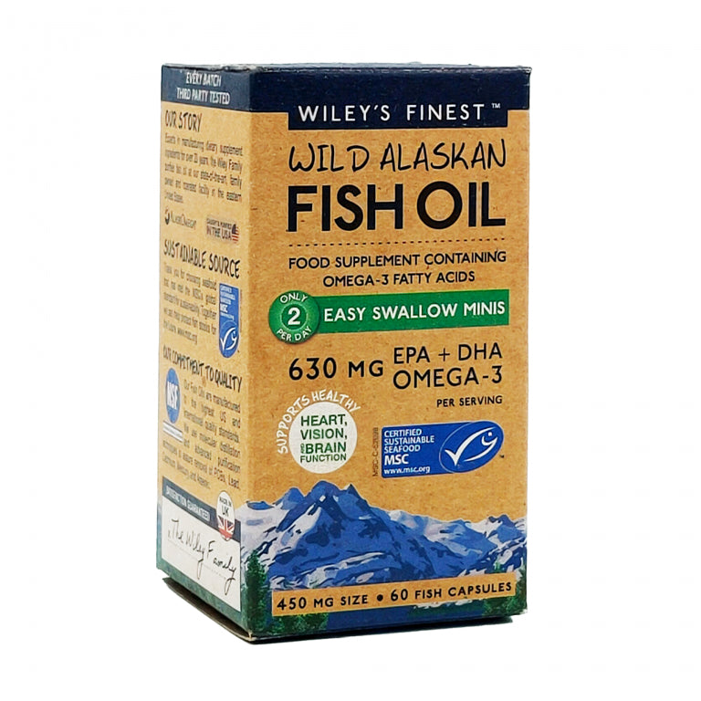 Easy Swallow Minis Fish Oil – 60 softgels (1 months supply)