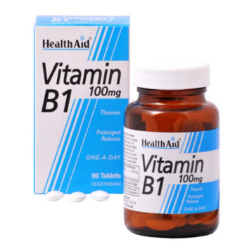 Vitamin B1 (Thiamin) 100mg - Prolonged Release (vegan)
