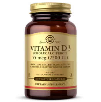 Vitamin D3 (Cholecalciferol) 2200 IU (55 μg)