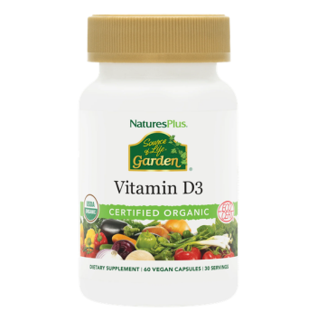 SOL GARDEN ORGANIC VIT D3 5000IU CAP 60