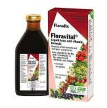 Floravital Liquid Iron (Yeast and Gluten Free)-500 ml