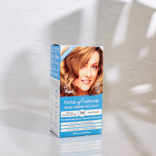 7N Natural Medium Blonde Permanent Hair Dye