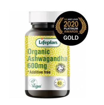Organic Ashwagandha Capsules 600mg x 60