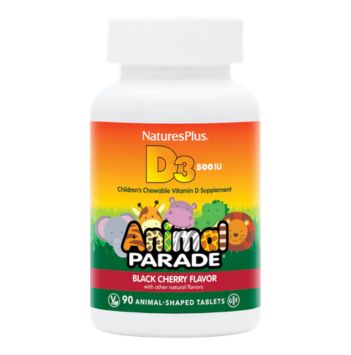 Animal Parade® Vitamin D3 500 IU Childrens Chewable - Black Cherry Flavor