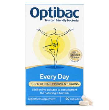 OptiBac Probiotics 'For every day', Pack of 90 Capsules