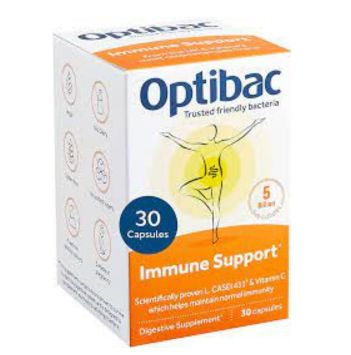 OptiBac Probiotics For daily immunity, Pack of 30 Capsules