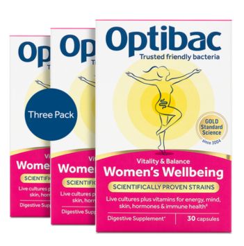 OptiBac Probiotics For Women's Wellbeing, Pack of 90 Capsules