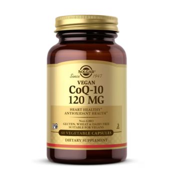 Vegan CoQ-10 120 mg Vegetable Capsules