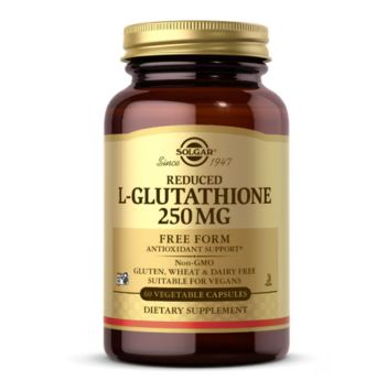 Reduced L-Glutathione 250 mg Vegetable Capsules