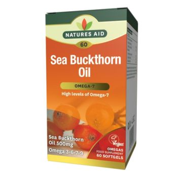 Natures Aid Sea Buckthorn Oil 500mg