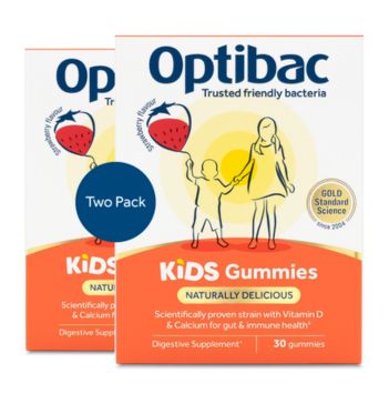 OptiBac Probiotics For Kids Gummies, Pack of 60 Gummies