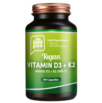 Vegan Vitamin D3 and K2 - 90 Caps