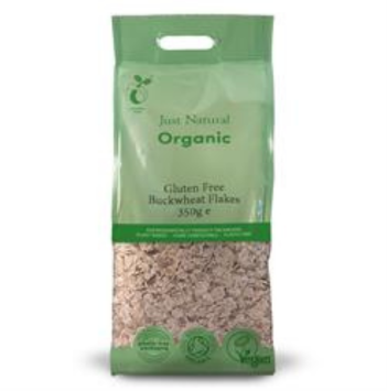 Organic Gluten Free Buckwheat Flakes 350g