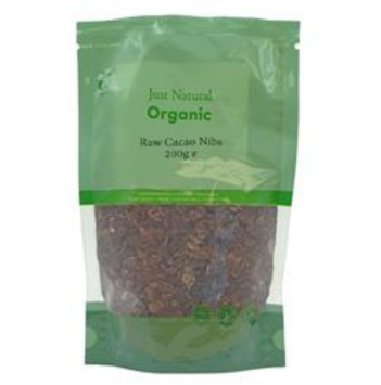 Organic Cacao Nibs Raw 200g