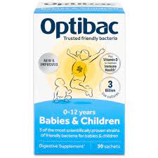 OptiBac Probiotics For Babies & Children, Pack of 30 Sachets