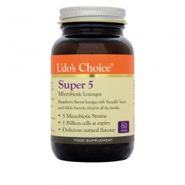 Udos Choice Super 5 Microbiotics 60 lozenges