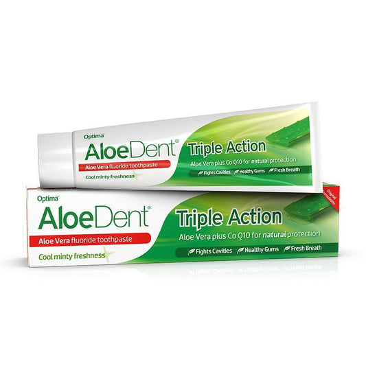 AloeDent® Triple Action fluoride toothpaste 100ml
