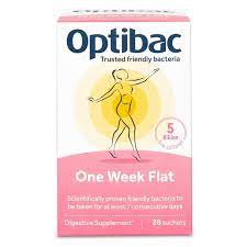 OptiBac Probiotics One week flat, Pack of 28 Sachets