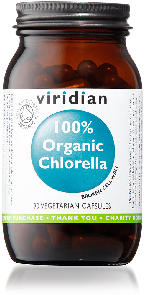 Chlorella 400mg Veg Caps Organic (broken cell wall)