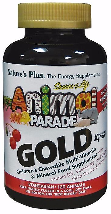 Animal Parade® GOLD Childrens Chewable Multi - Cherry Flavor-120 tabs