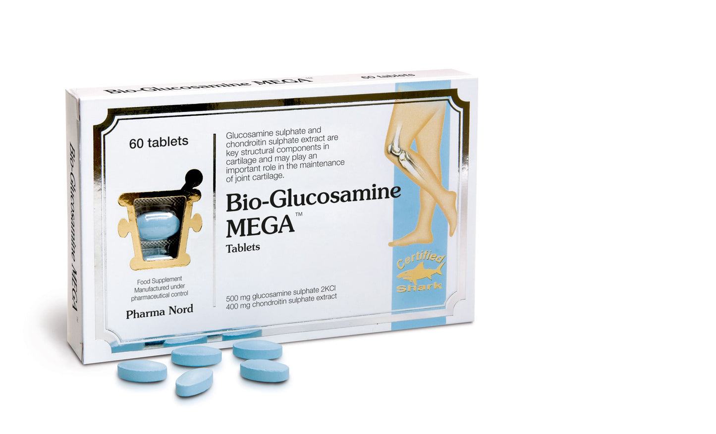 Bio-Glucosamine MEGA 500mg + Chondrotin 40mg (60 tabs)