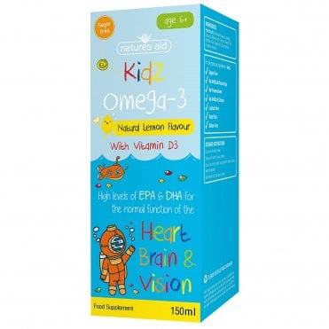 Natures Aid Kidz Omega-3 (wiith Vitamin D3)