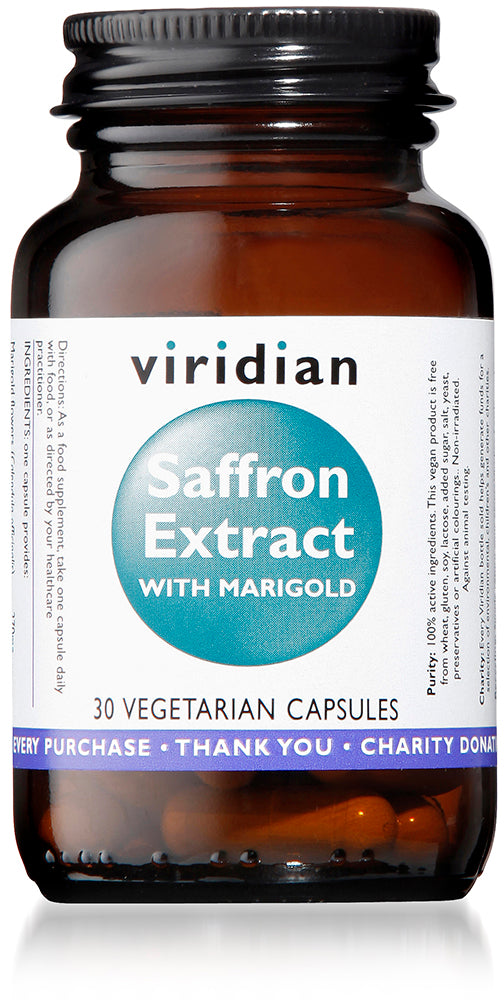 Saffron Extract 30mg with Marigold Veg Caps 30